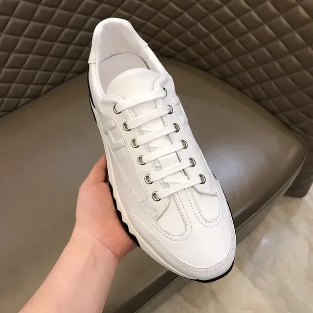 Hermès H Sneaker White and Black Lifestyle Sneakers 5