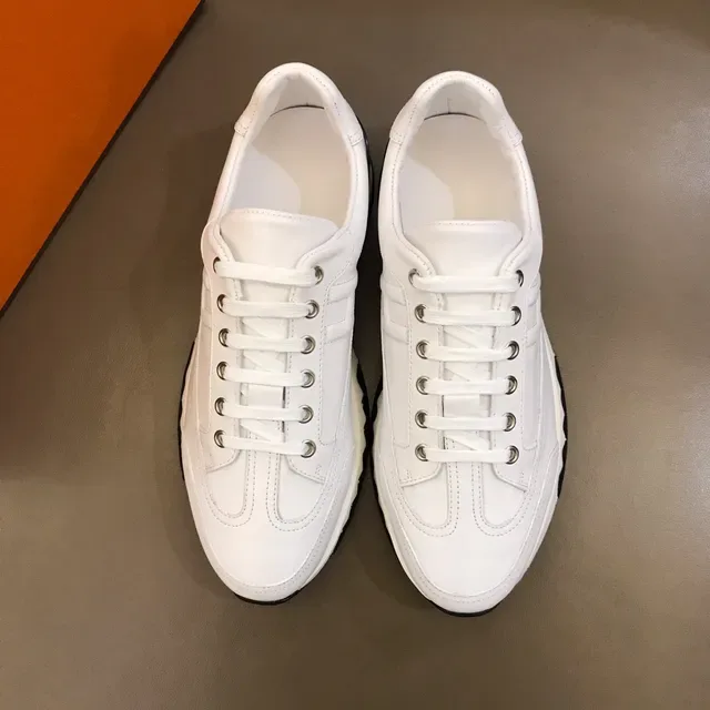Hermès H Sneaker White and Black Lifestyle Sneakers 9