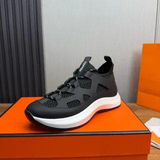 Hermès Oran Sneaker Black and White Lifestyle Sneakers