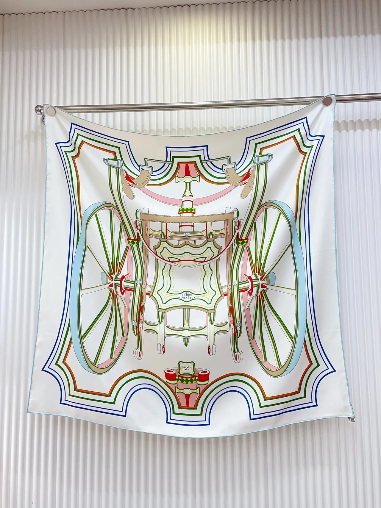 Hermès Phaeton’s Wheel 90cm Silk Scarf 4