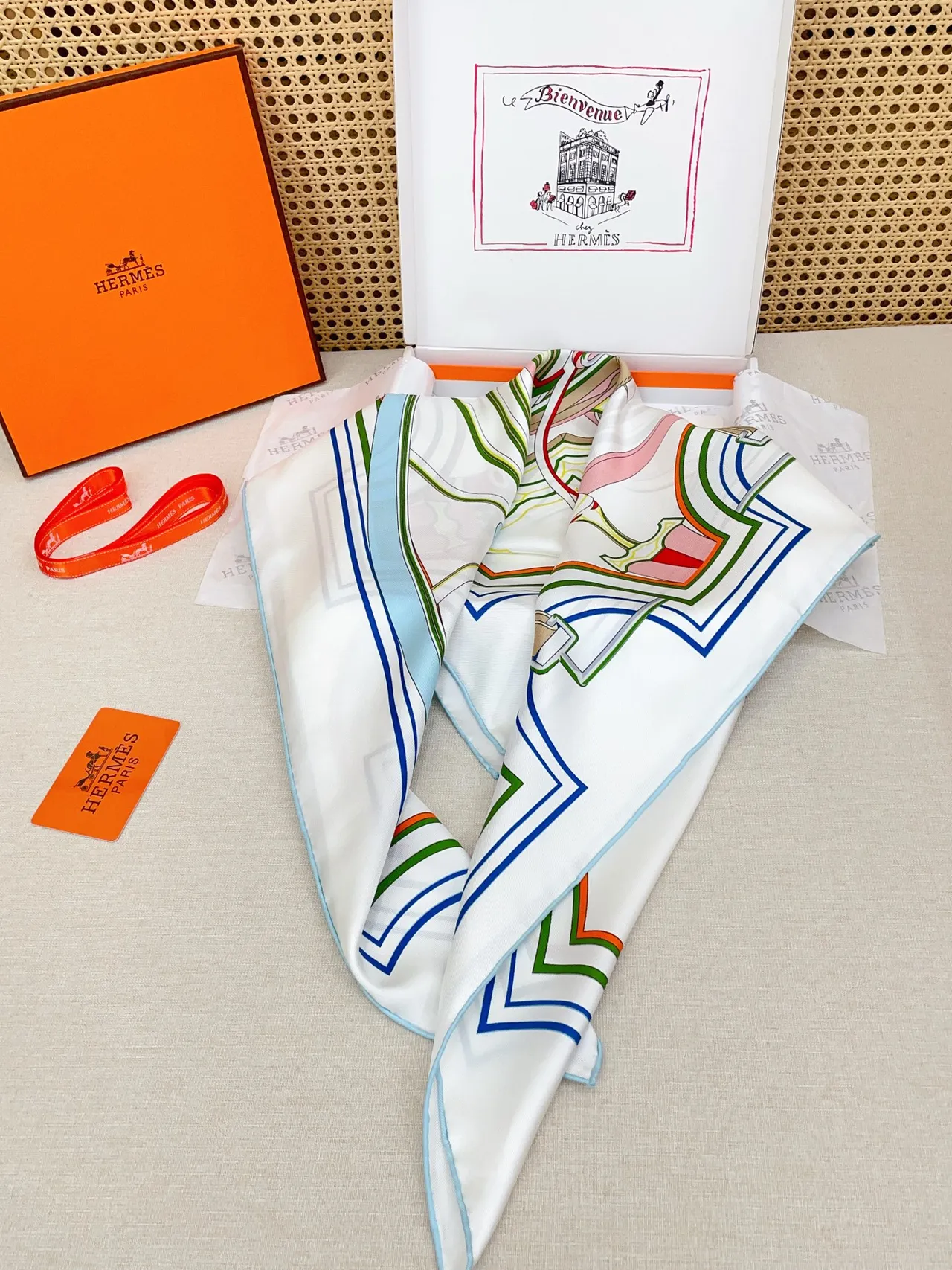 Hermès Phaeton’s Wheel 90cm Silk Scarf 5