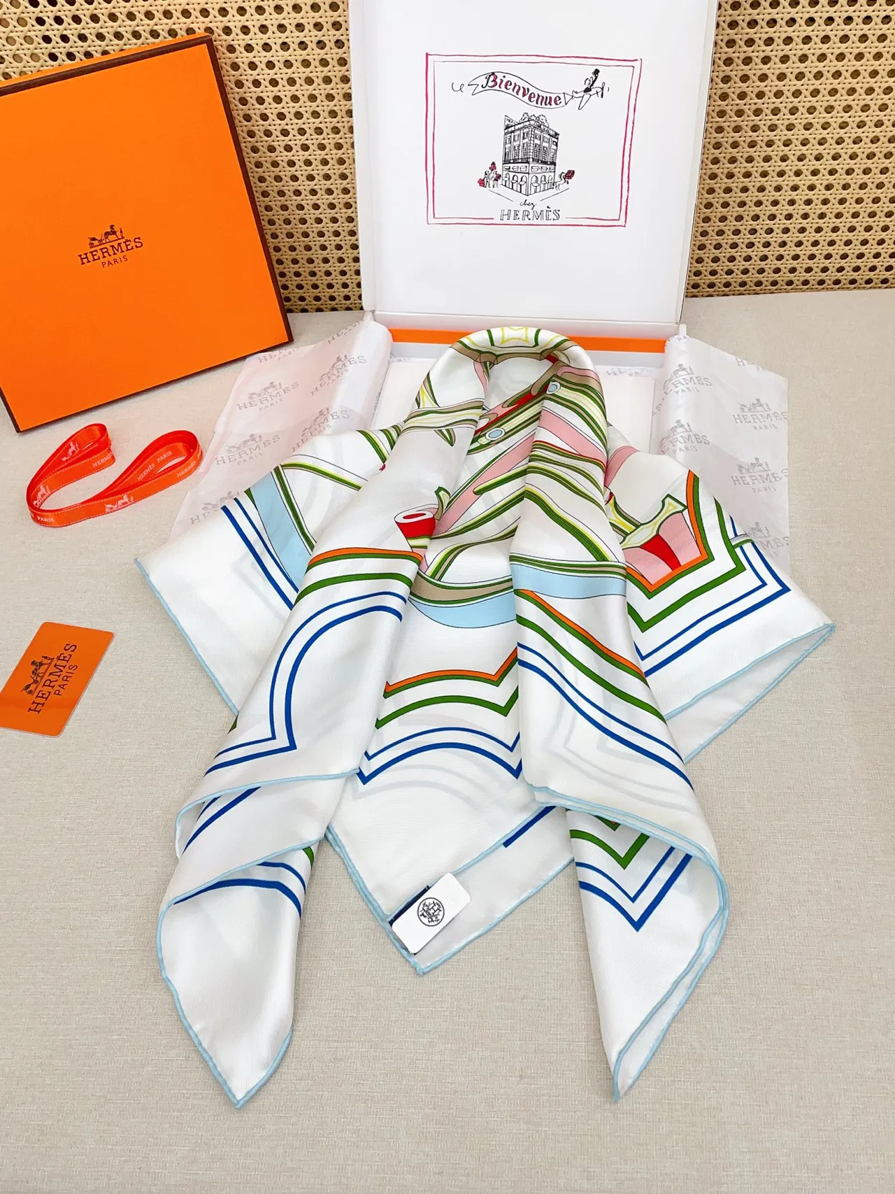 Hermès Phaeton’s Wheel 90cm Silk Scarf 6