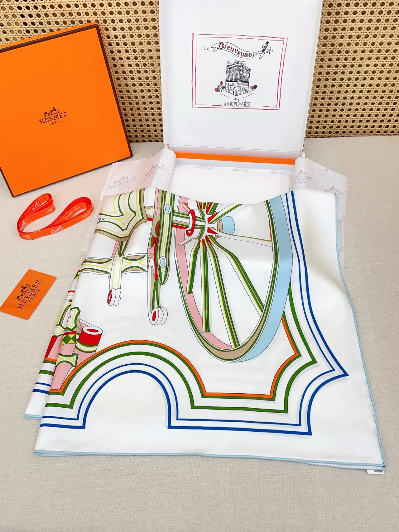 Hermès Phaeton’s Wheel 90cm Silk Scarf 8
