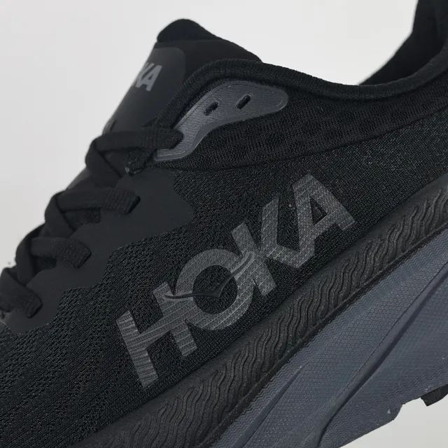 Hoka Preto Cinza Malha Superior Tonal Monocromático Tênis de Corrida 6