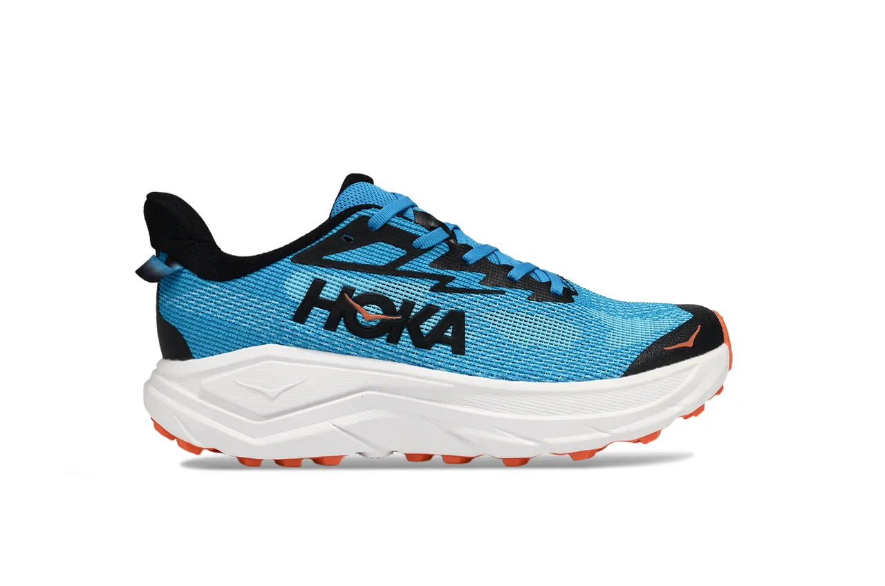 Hoka Chaussures de course bleu noir tige malla ingénierisée semelle moyenne blanche épaisse 2