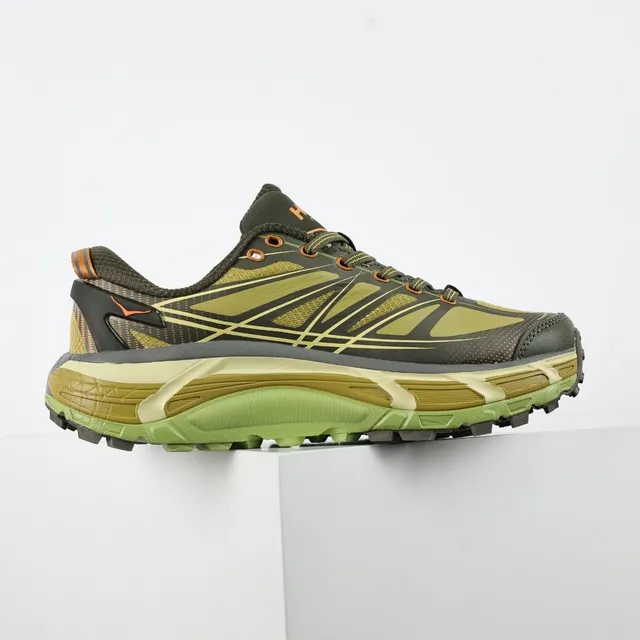 Hoka Mafate Speed 2 Army Green Lime Green Chaussures de trail running 7