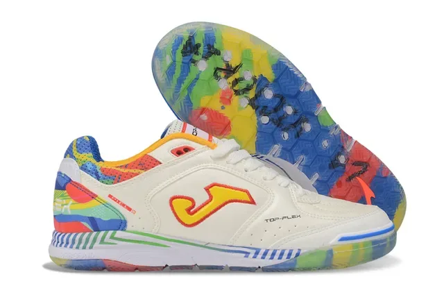 Joma Multicolor White Low-Top Graphic Upper Sneakers 1
