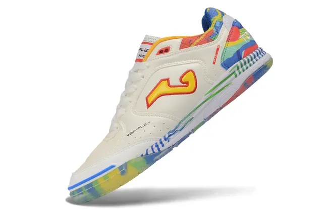 Joma Multicolor White Low-Top Graphic Upper Sneakers 3