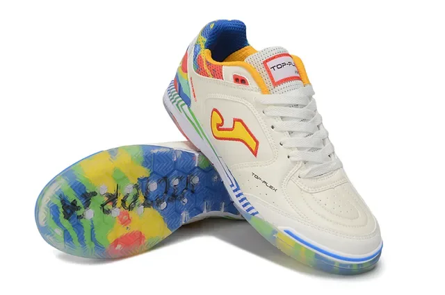 Joma Multicolor White Low-Top Graphic Upper Sneakers 4