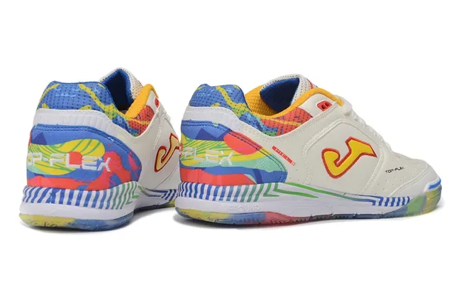 Joma Multicolor White Low-Top Graphic Upper Sneakers 5