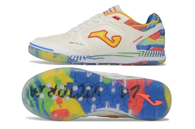 Joma Multicolor White Low-Top Graphic Upper Sneakers 6