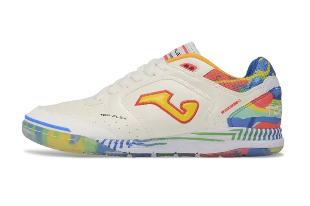 Joma Multicolor White Low-Top Graphic Upper Sneakers 7