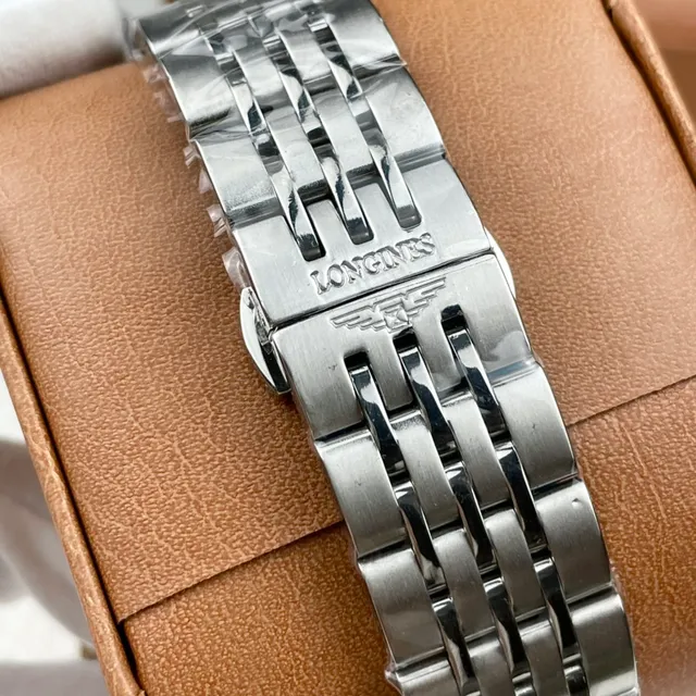 Longines Black Silver Classic Dress Dial Mechanical Watch 6