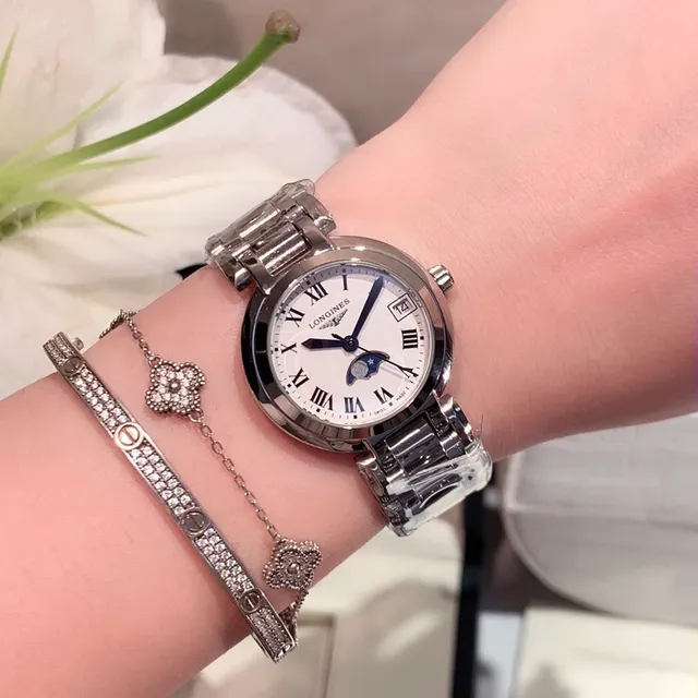 Longines DolceVita Two-Tone Moonphase Mechanical Watch 6