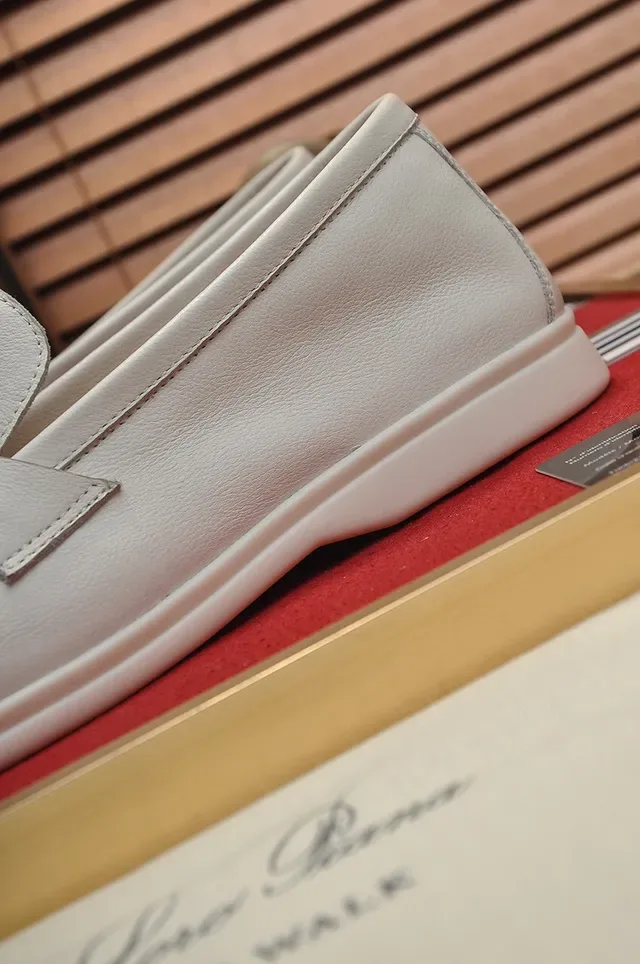 Loro Piana Tassel-Front Leather Loafers 2