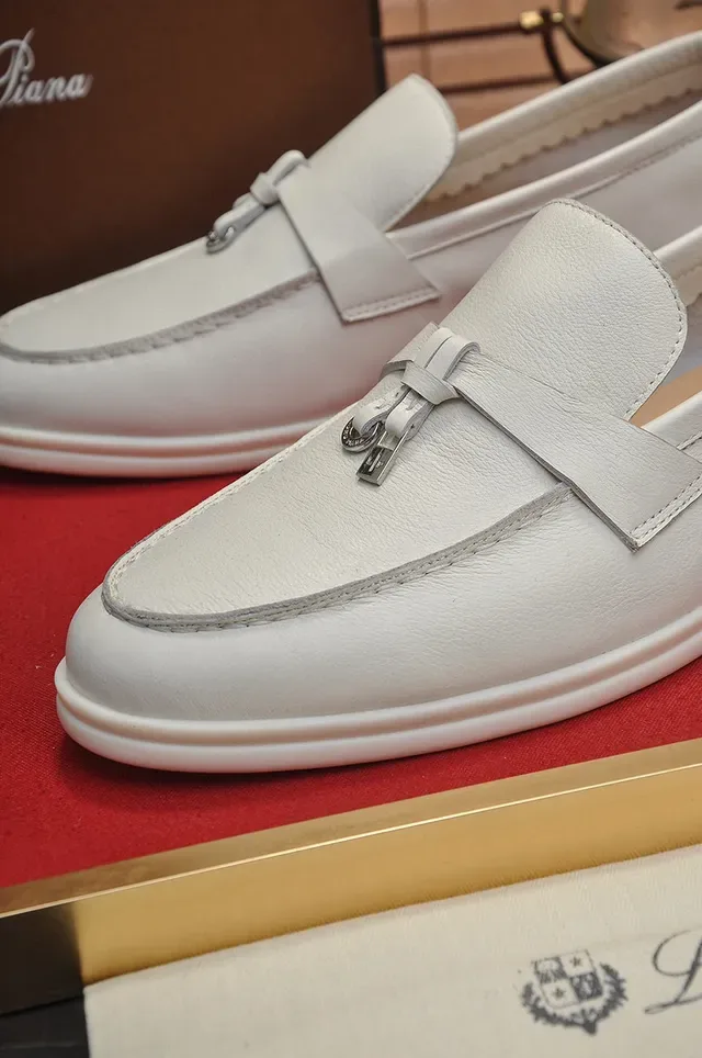 Loro Piana Tassel-Front Leather Loafers 3