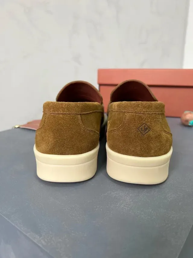 Loro Piana Ultimate Walk Suede Penny Loafers 2