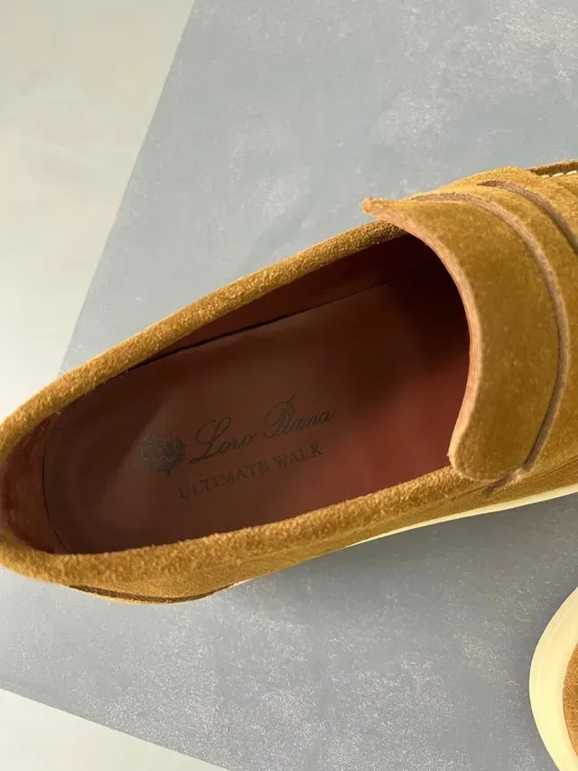 Loro Piana Ultimate Walk Suede Penny Loafers 3