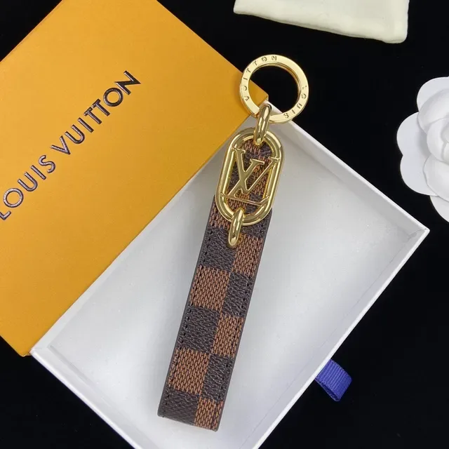 Louis Vuitton Brown Black Gold-Tone Oval LV Medallion Stitched Leather Strap Handbag 4