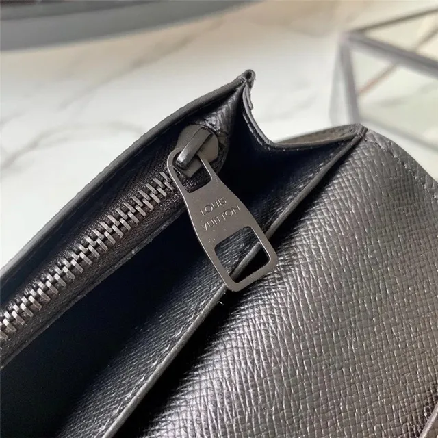 Louis Vuitton Brown Green Monogram Canvas Textured Leather Long Wallet 3