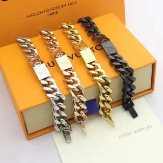 Louis Vuitton Chain Reaction Chunky Curb Chain Bracelet