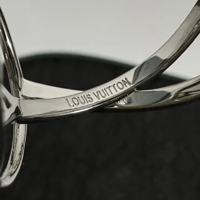 Louis Vuitton Circle LV Monogram Double-Band Ring 2