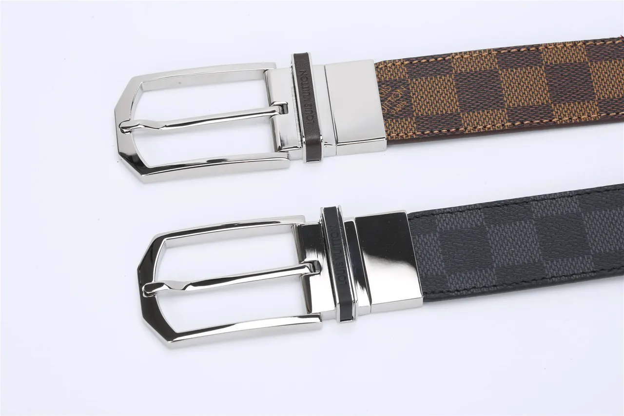 Louis Vuitton Damier Ebène Reversible Leather Belt 2