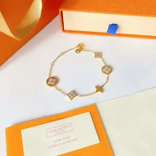 Louis Vuitton Floral Monogram Charm Bracelet