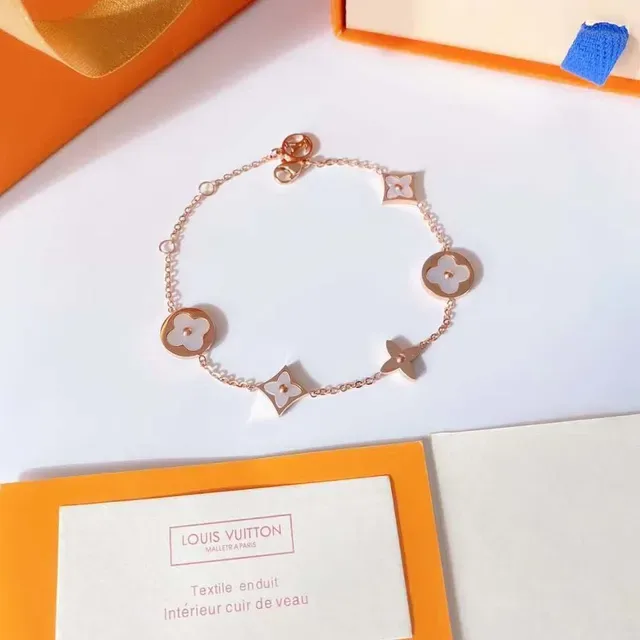 Louis Vuitton Floral Monogram Charm Bracelet 5