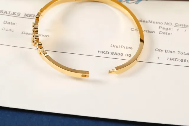Louis Vuitton Fleur Or Argent Trèfle Motif Floral Nacre Incrustation Bracelet 3