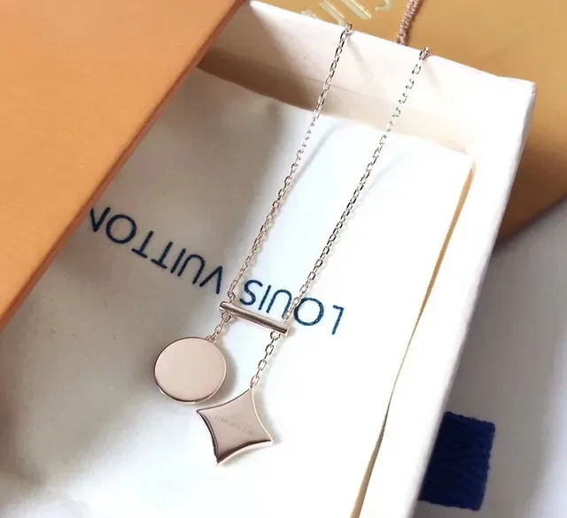 Louis Vuitton Flower & Quatrefoil Pavé Crystal Necklace 3