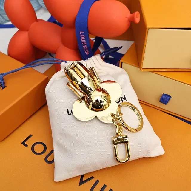 Louis Vuitton Gold Blue Metal Crystal-Embellished Handbag 3