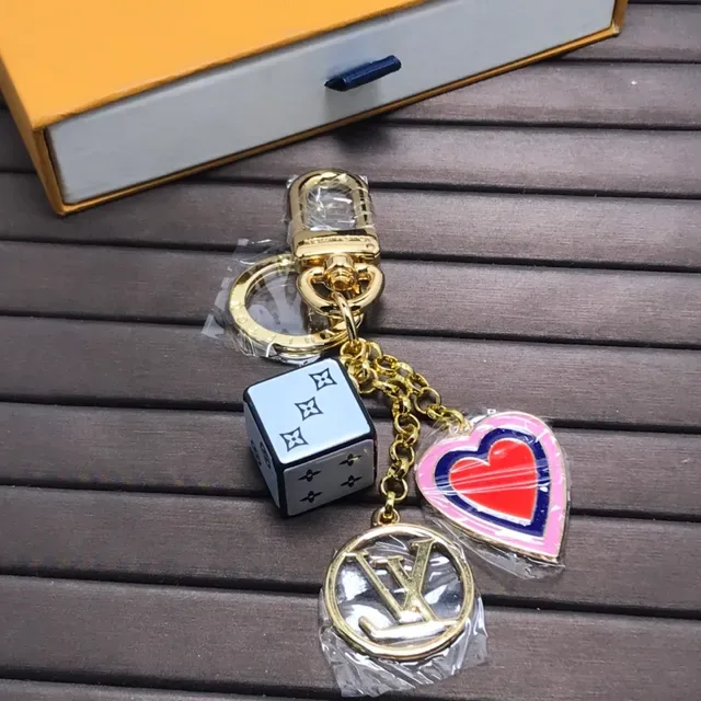 Louis Vuitton Gold Multicolor Metal Enamel Heart Charm Bracelet 3