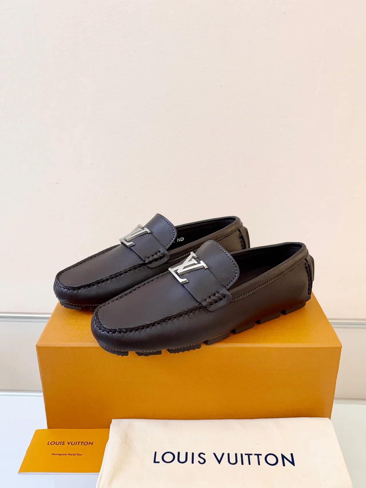 Louis Vuitton LV Buckle Loafer Brown Leather Loafers 2