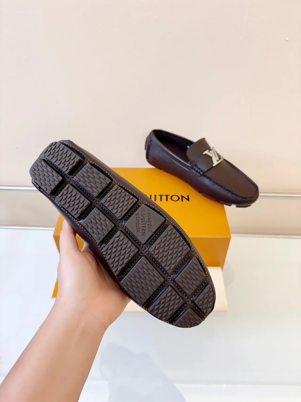Louis Vuitton LV Buckle Loafer Brown Leather Loafers 5