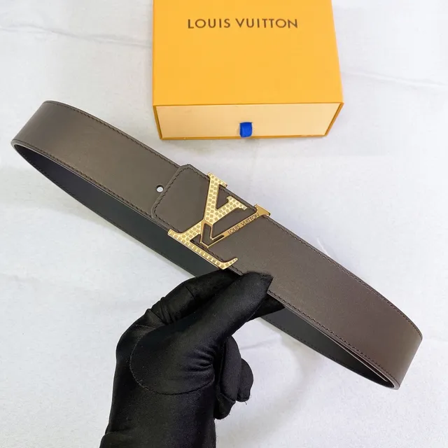 Louis Vuitton LV Initiales Brown Leather Belt 2