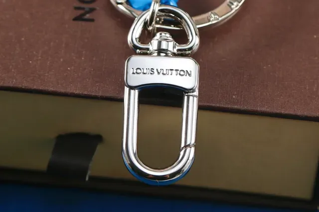 Louis Vuitton LV Initials Silver Blue Metallic Hardware Rubber-Accented Monogram Crossbody Bag 3