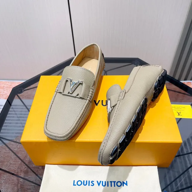 Louis Vuitton LV লুফার বেইজ পেবল্ড লেদার লুফার 5