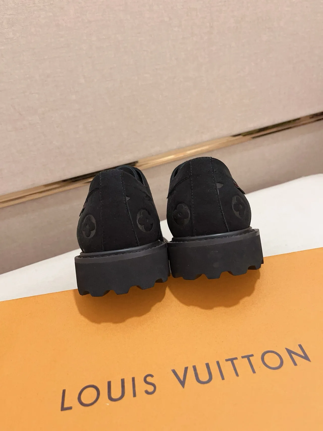 Louis Vuitton LV Trail Black Monogram Suede Derby Shoes 3