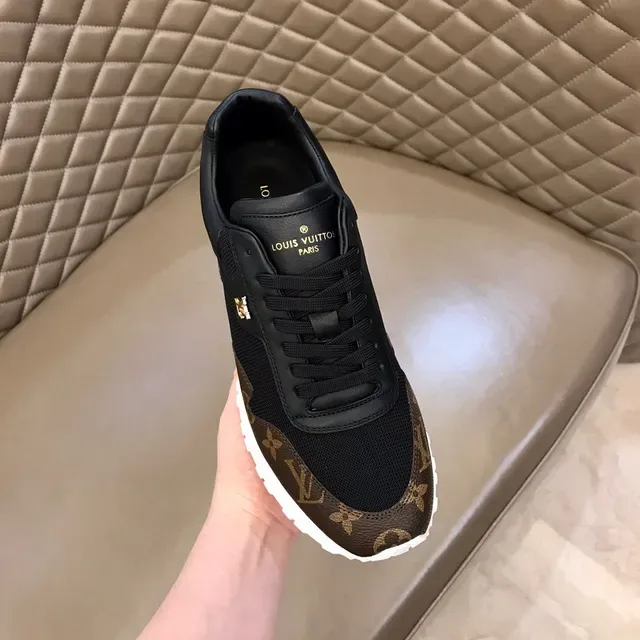 Louis Vuitton LV Trainer Black Brown Monogram Canvas Mixed-Material Upper Lifestyle Sneakers 3