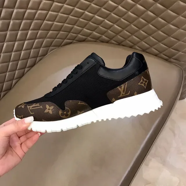 Louis Vuitton LV Trainer Black Brown Monogram Canvas Mixed-Material Upper Lifestyle Sneakers 4