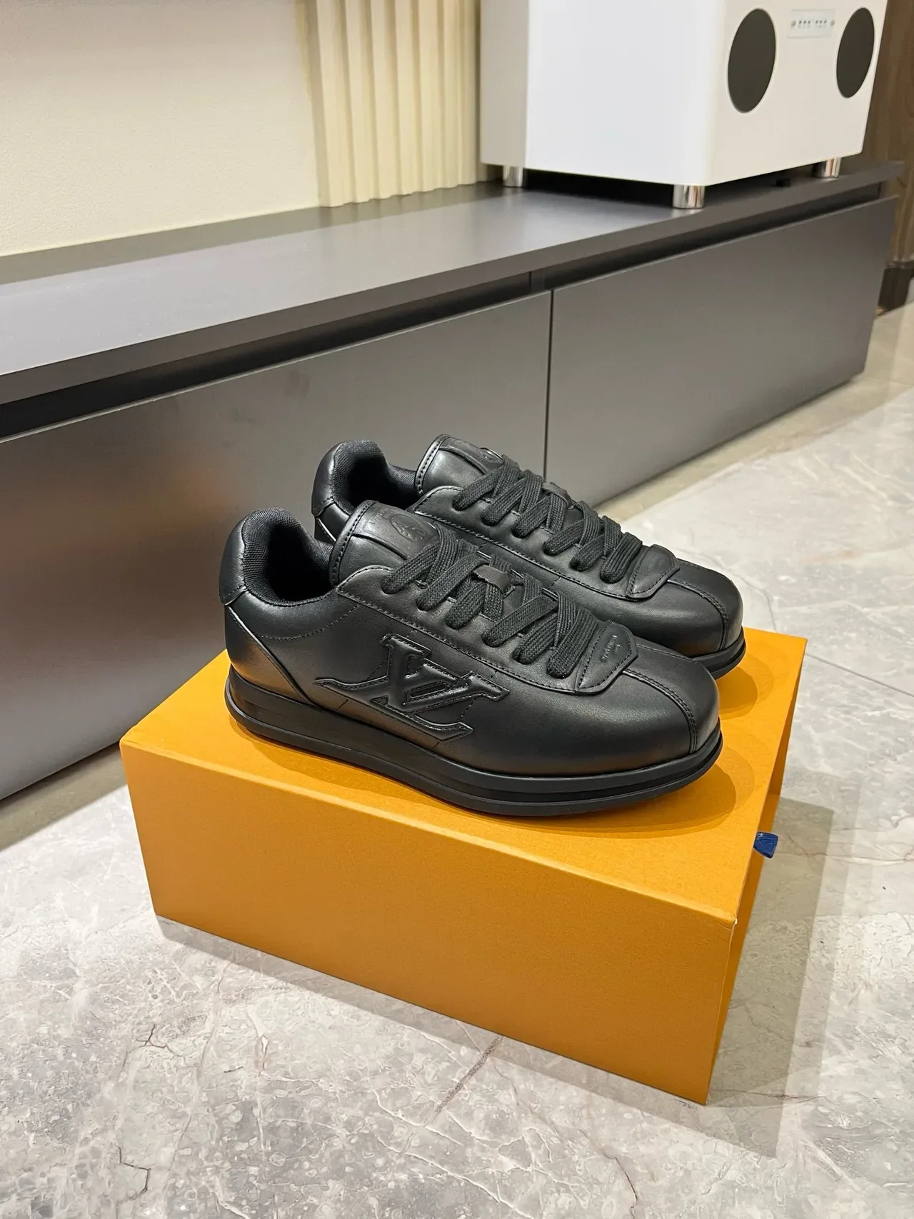 Louis Vuitton LV Trainer Black Lifestyle Sneakers 3