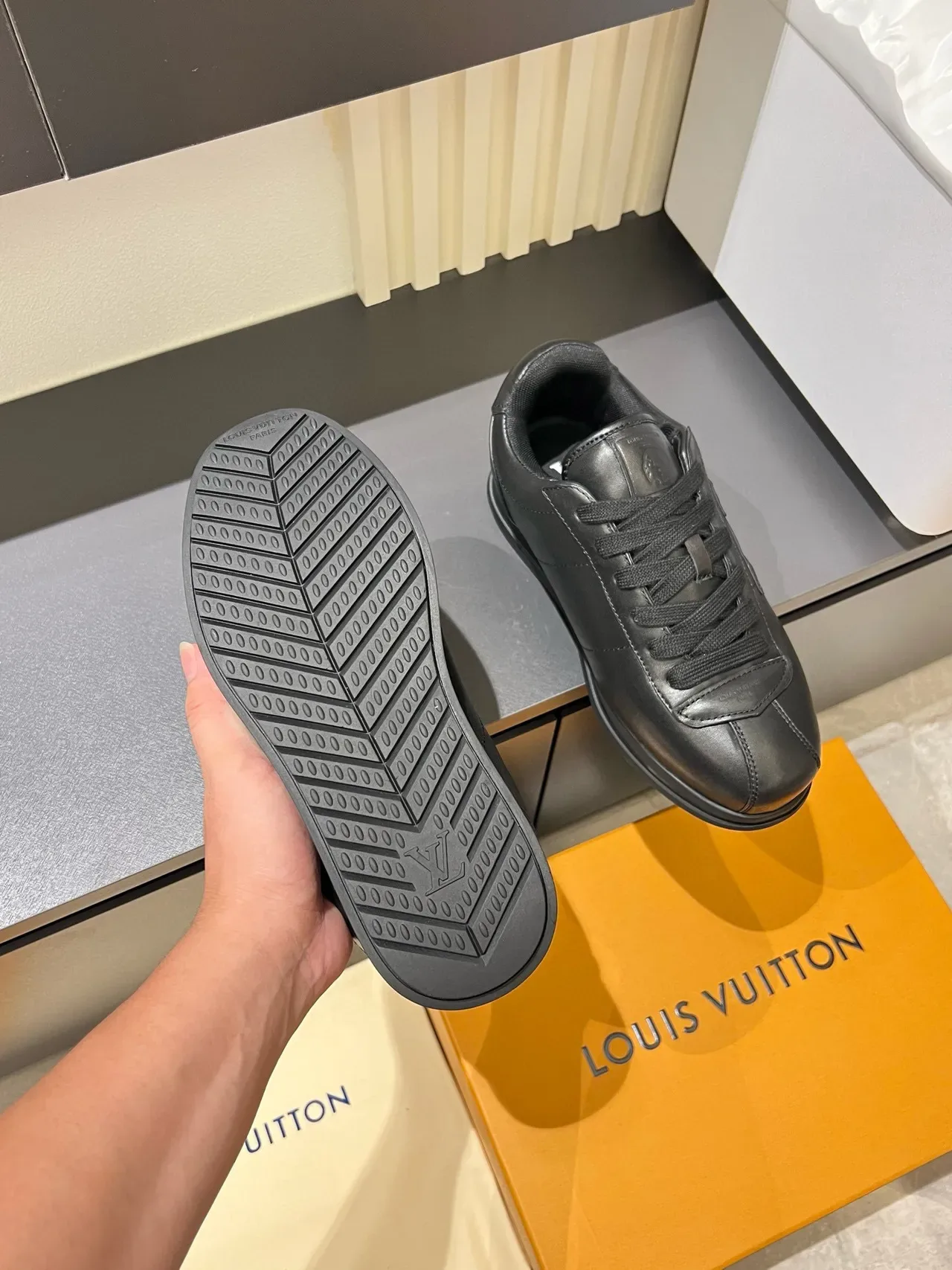 Louis Vuitton LV Trainer Black Lifestyle Sneakers 7