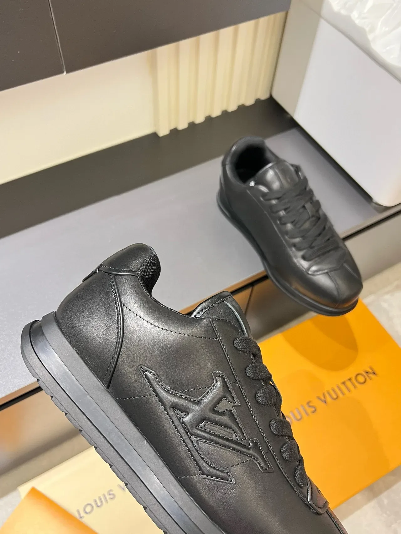 Louis Vuitton LV Trainer Black Lifestyle Sneakers 8