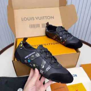 Louis Vuitton LV Trainer Black Multicolor Low-Top Mixed-Material Lifestyle Sneakers
