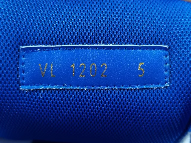 Louis Vuitton LV Trainer Blue White Chunky Platform Sole Textile Upper Lifestyle Sneakers 12