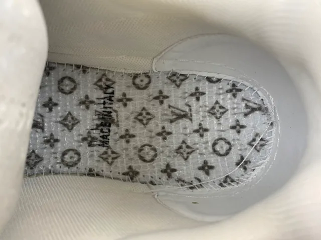 Louis Vuitton LV Trainer Blue White Denim Upper Monogram Print Lifestyle Sneakers 8