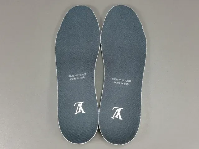 Louis Vuitton LV Trainer White Blue Layered Synthetic Upper Sculpted Midsole Lifestyle Sneakers 9