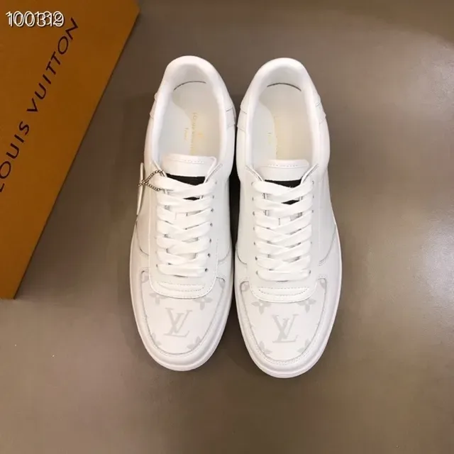 Louis Vuitton LV Trainer White Monogram Lifestyle Sneakers 8