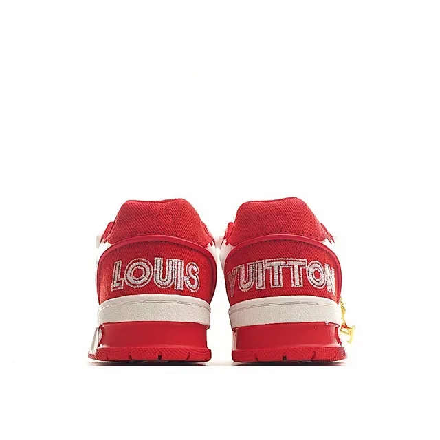 Louis Vuitton LV Trainer Yellow White Low-Top Mesh-Panelled Lifestyle Sneakers 12